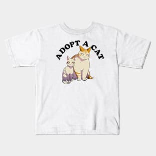 ADOPT A CAT Kids T-Shirt